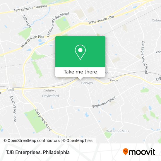 Mapa de TJB Enterprises
