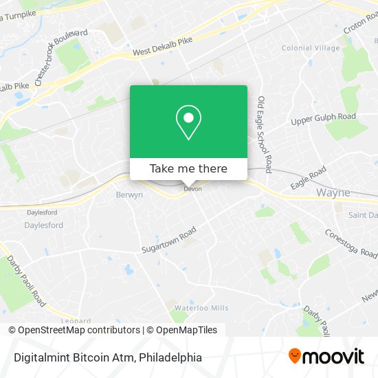 Mapa de Digitalmint Bitcoin Atm