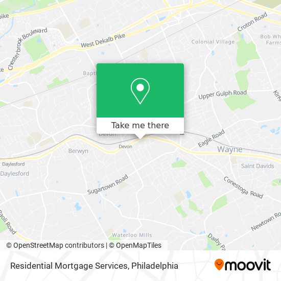 Residential Mortgage Services map