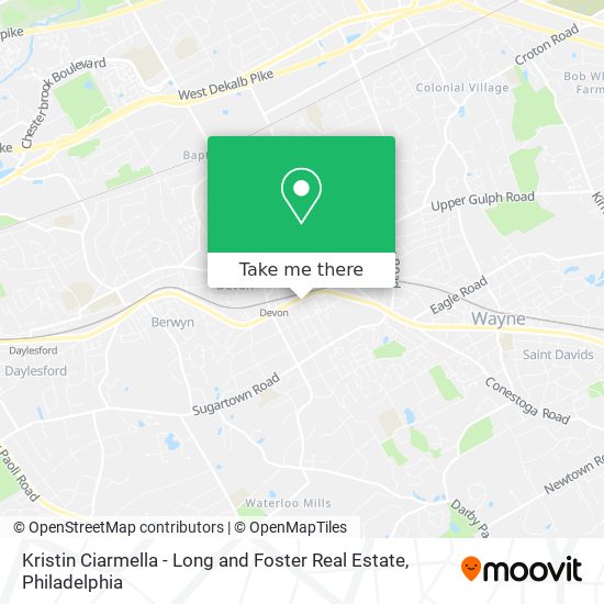 Mapa de Kristin Ciarmella - Long and Foster Real Estate
