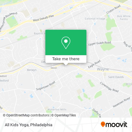 Mapa de All Kids Yoga