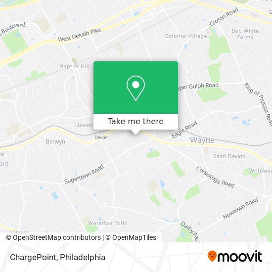 ChargePoint map