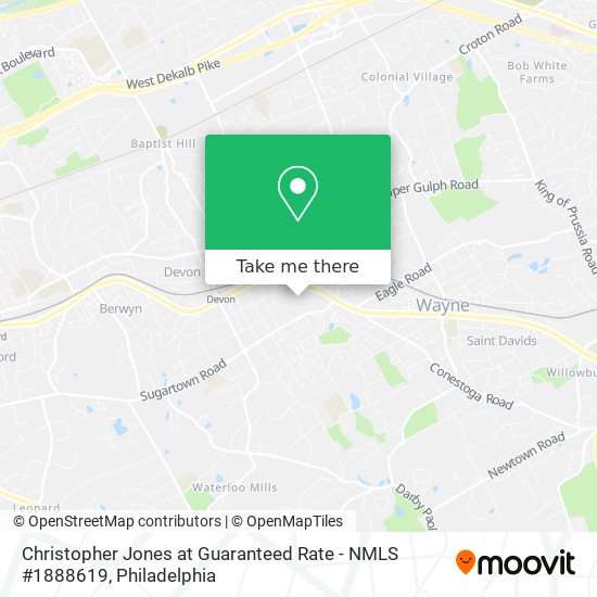 Christopher Jones at Guaranteed Rate - NMLS #1888619 map