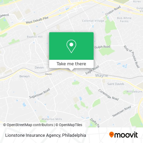 Mapa de Lionstone Insurance Agency