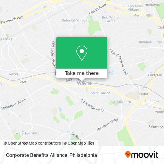 Corporate Benefits Alliance map