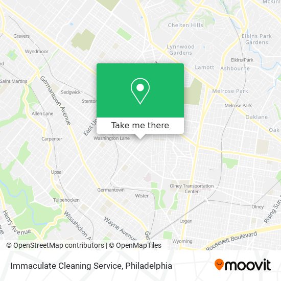 Mapa de Immaculate Cleaning Service