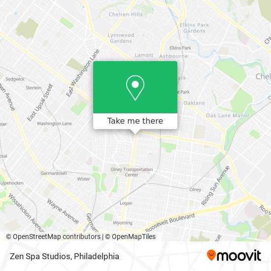 Zen Spa Studios map