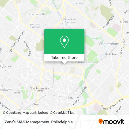 Mapa de Zena's M&S Management