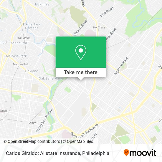 Carlos Giraldo: Allstate Insurance map