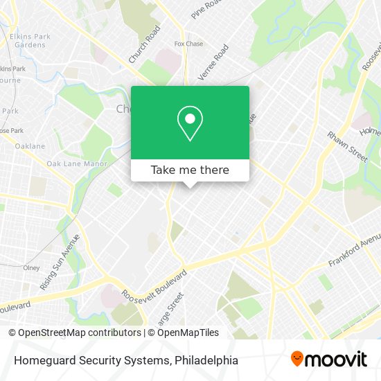 Mapa de Homeguard Security Systems