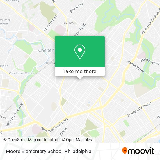 Mapa de Moore Elementary School