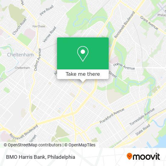 BMO Harris Bank map