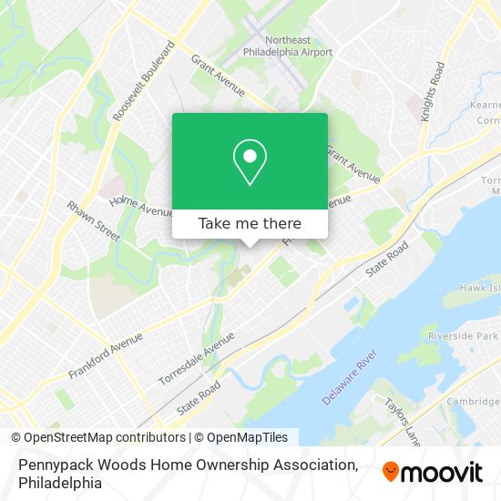 Pennypack Woods Home Ownership Association map