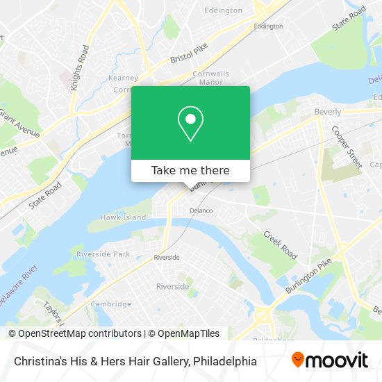 Christina's His & Hers Hair Gallery map