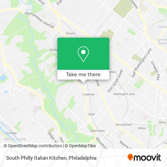 Mapa de South Philly Italian Kitchen
