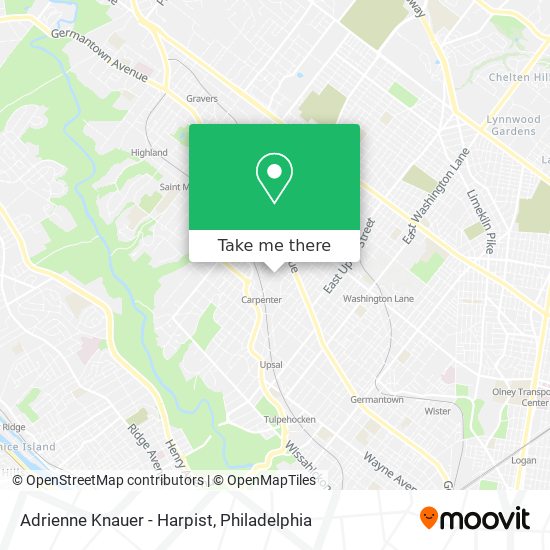 Mapa de Adrienne Knauer - Harpist
