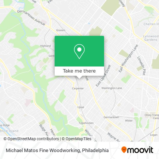 Michael Matos Fine Woodworking map