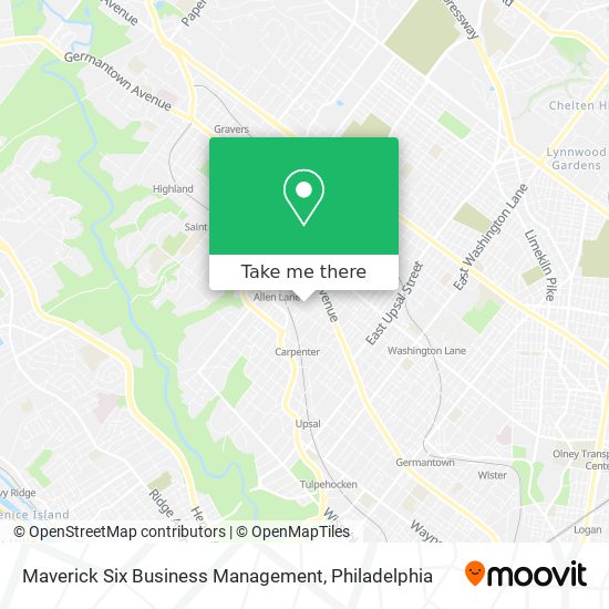 Maverick Six Business Management map