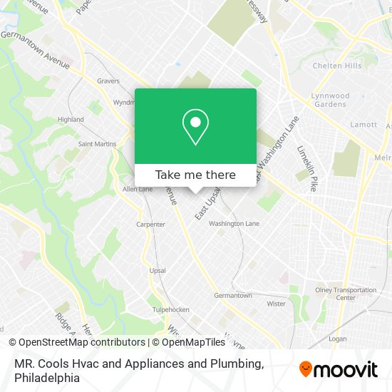 MR. Cools Hvac and Appliances and Plumbing map