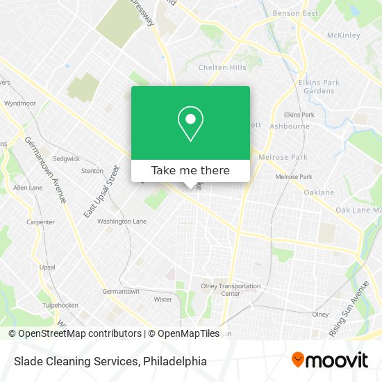 Slade Cleaning Services map