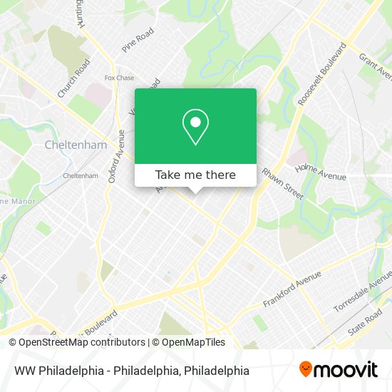 Mapa de WW Philadelphia - Philadelphia