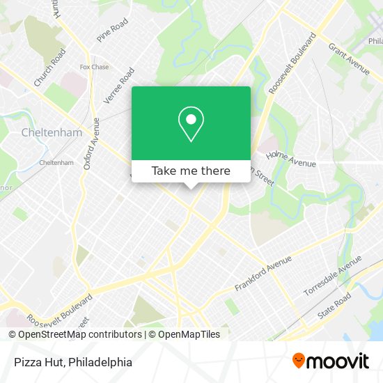 Pizza Hut map