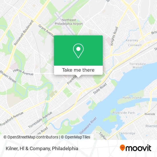 Mapa de Kilner, Hl & Company