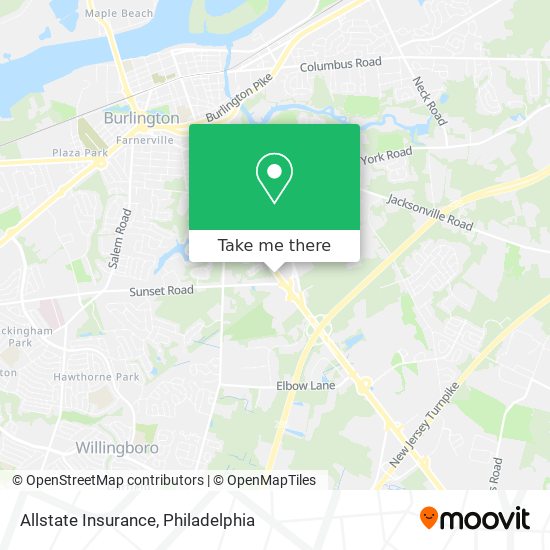 Mapa de Allstate Insurance