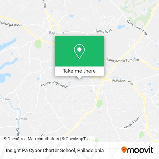 Insight Pa Cyber Charter School map