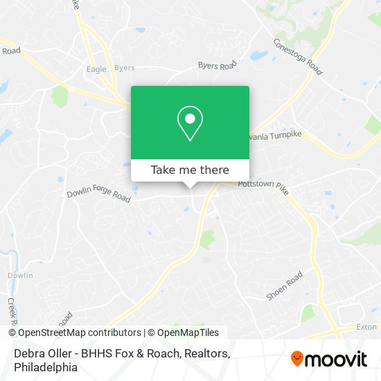 Debra Oller - BHHS Fox & Roach, Realtors map