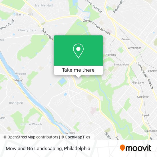 Mapa de Mow and Go Landscaping