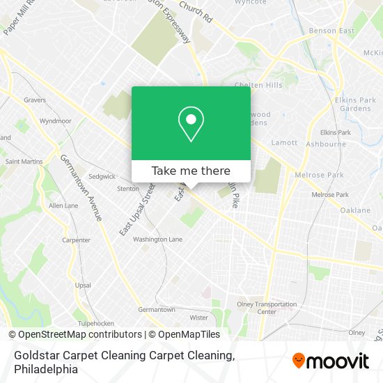 Mapa de Goldstar Carpet Cleaning Carpet Cleaning