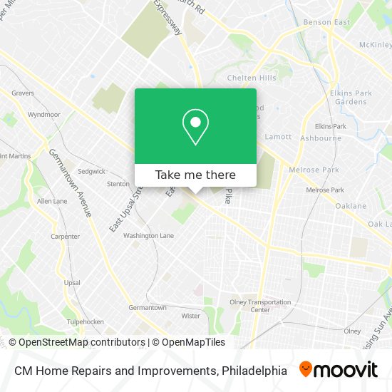 CM Home Repairs and Improvements map