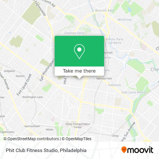 Mapa de Phit Club Fitness Studio