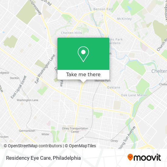 Residency Eye Care map