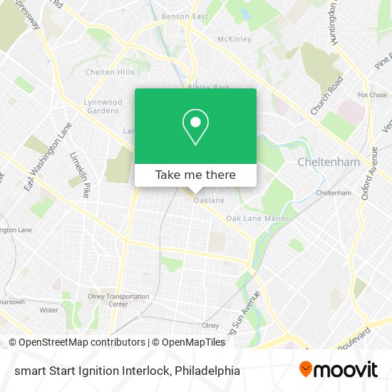 smart Start Ignition Interlock map