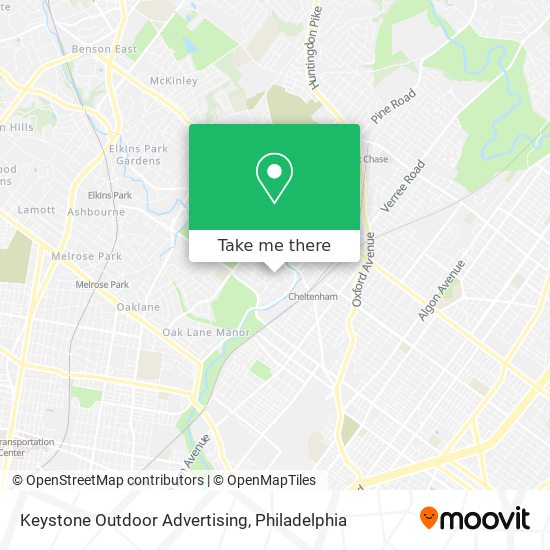 Keystone Outdoor Advertising map