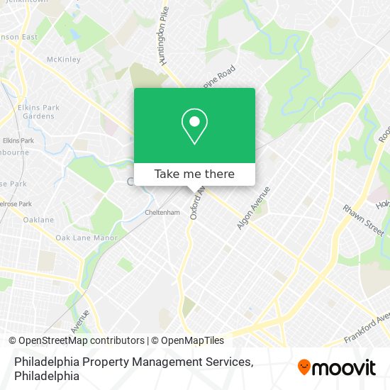 Philadelphia Property Management Services map