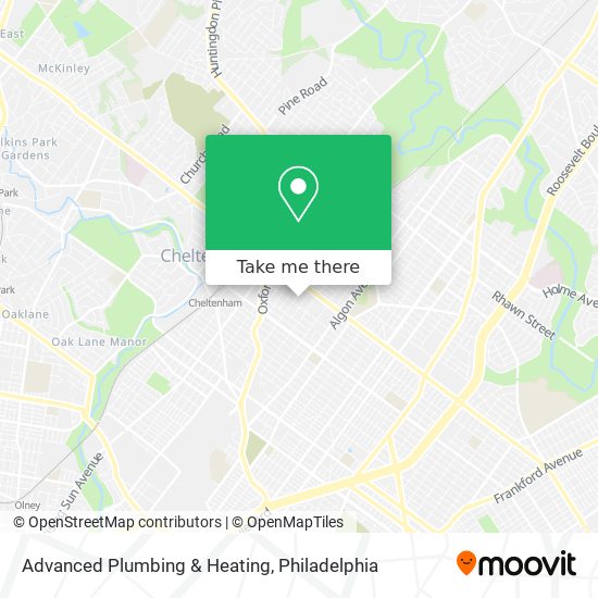 Mapa de Advanced Plumbing & Heating