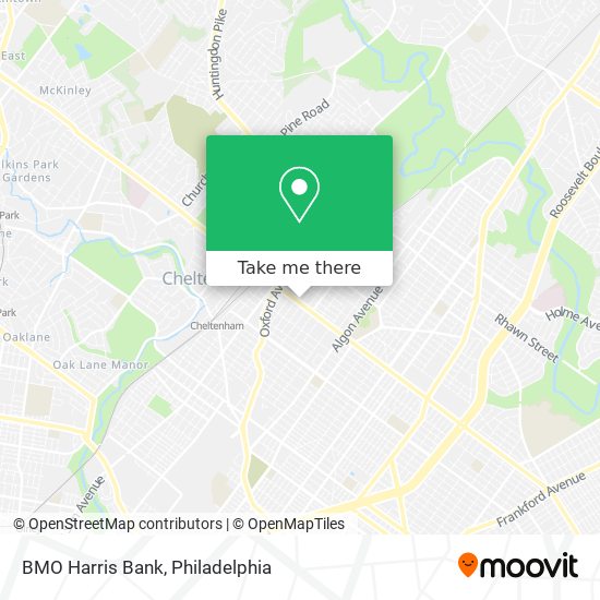 BMO Harris Bank map