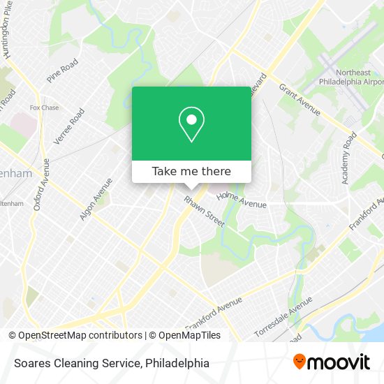 Mapa de Soares Cleaning Service