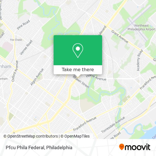 Pfcu Phila Federal map