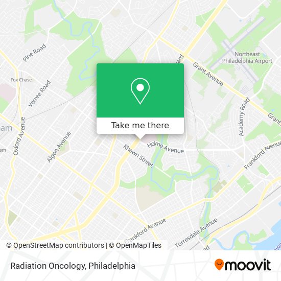 Mapa de Radiation Oncology