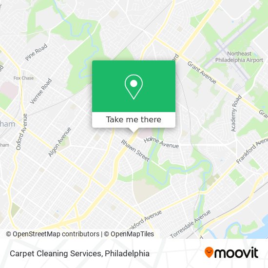 Carpet Cleaning Services map