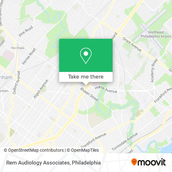 Rem Audiology Associates map