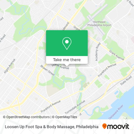 Loosen Up Foot Spa & Body Massage map