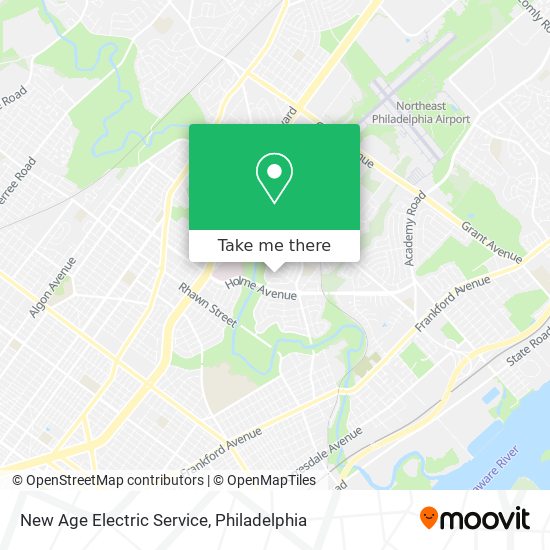 New Age Electric Service map