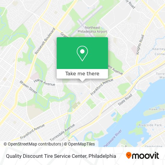 Mapa de Quality Discount Tire Service Center