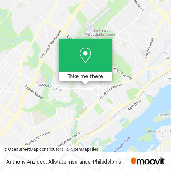 Mapa de Anthony Anzideo: Allstate Insurance