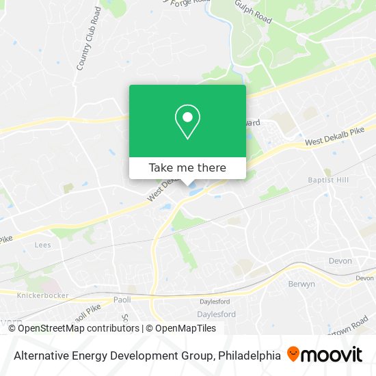 Mapa de Alternative Energy Development Group